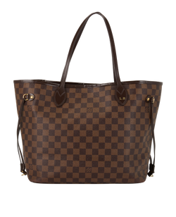 Neverfull MM, Damier Ebene, Canvas, AR3185 (2015), P, 2*